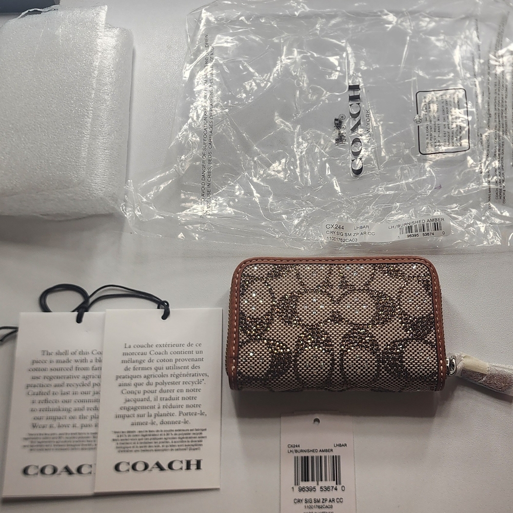 Coach Brown Signature Wallet